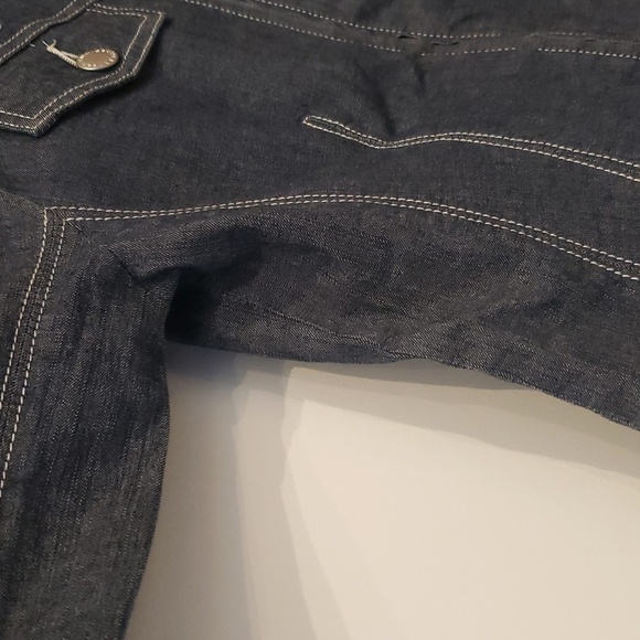 BMW Sauber F1 Team Denim Jacket Women's Medium Light Blazer Zipper - Picture 9 of 13